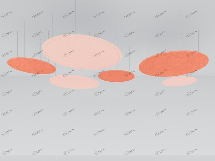 IMPACT ACOUSTIC® Подвесная акустическая панель из переработанного пластика  711.24.17/18.000.00 