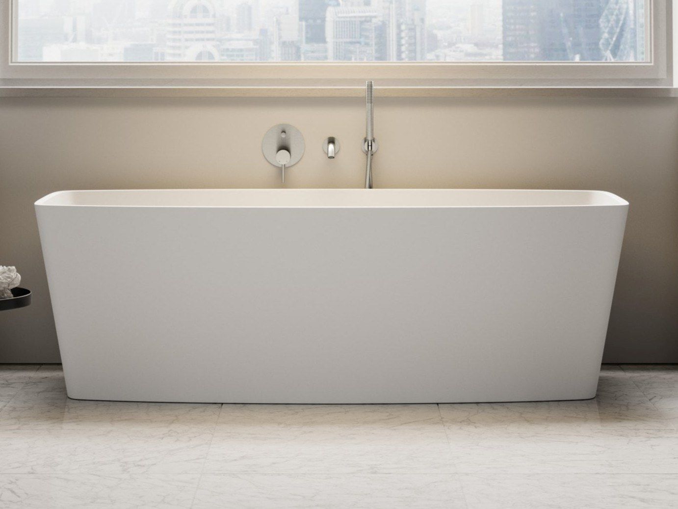 Прямоугольная ванна в центре комнаты из смолы LUSSO Альберт ARCH-00044816