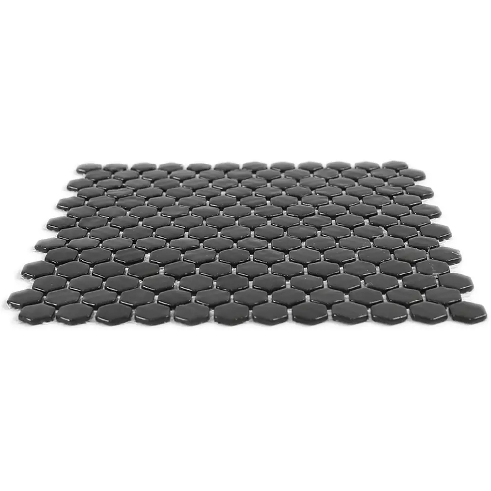 Мозаика стеклянная Natural STP-BK001-HEX 29x29 см цвет черный 84830257 STLM-2066524 Santreyd Steppa - Вид №4