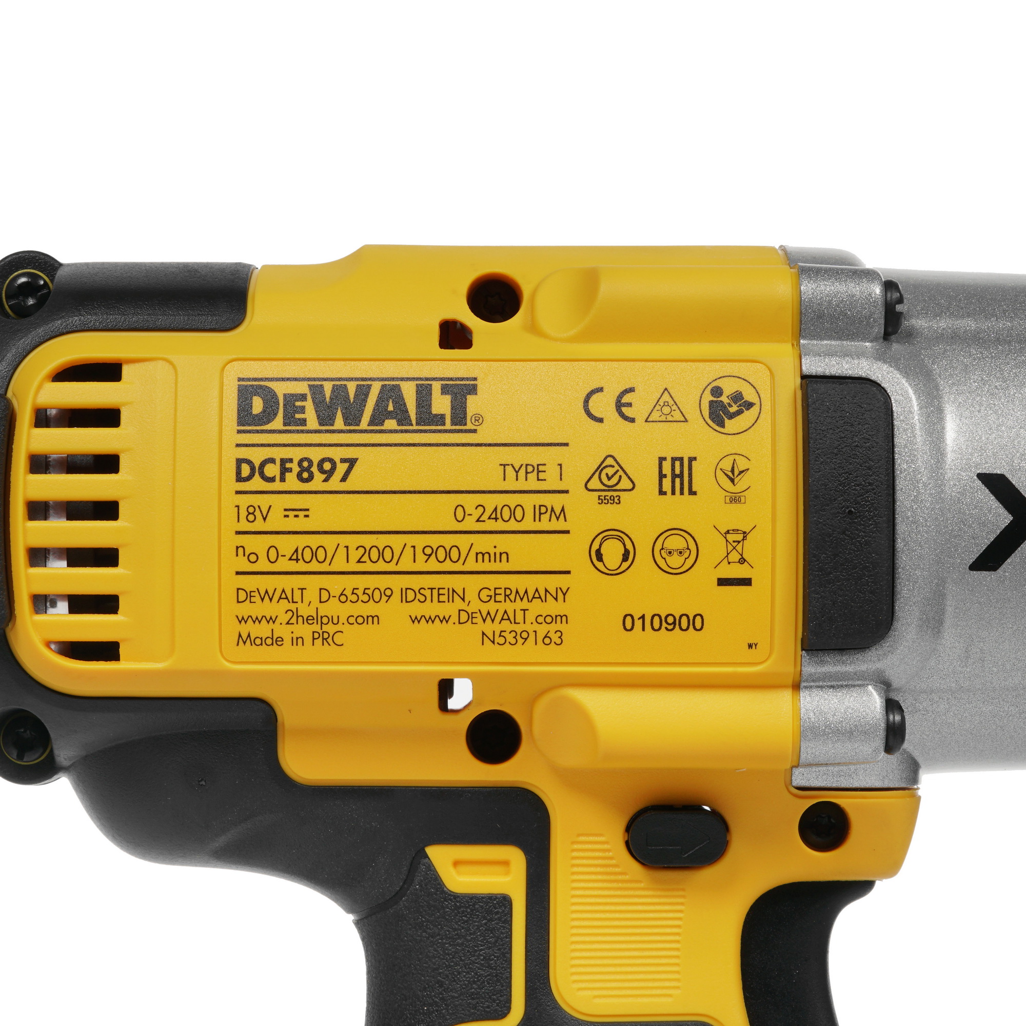Гайковерт DeWalt DCF897N XR FLEXVOLТ 18/54V  , Без ЗУ, Без АКБ 5301470 STDN-0010777 - Вид №2