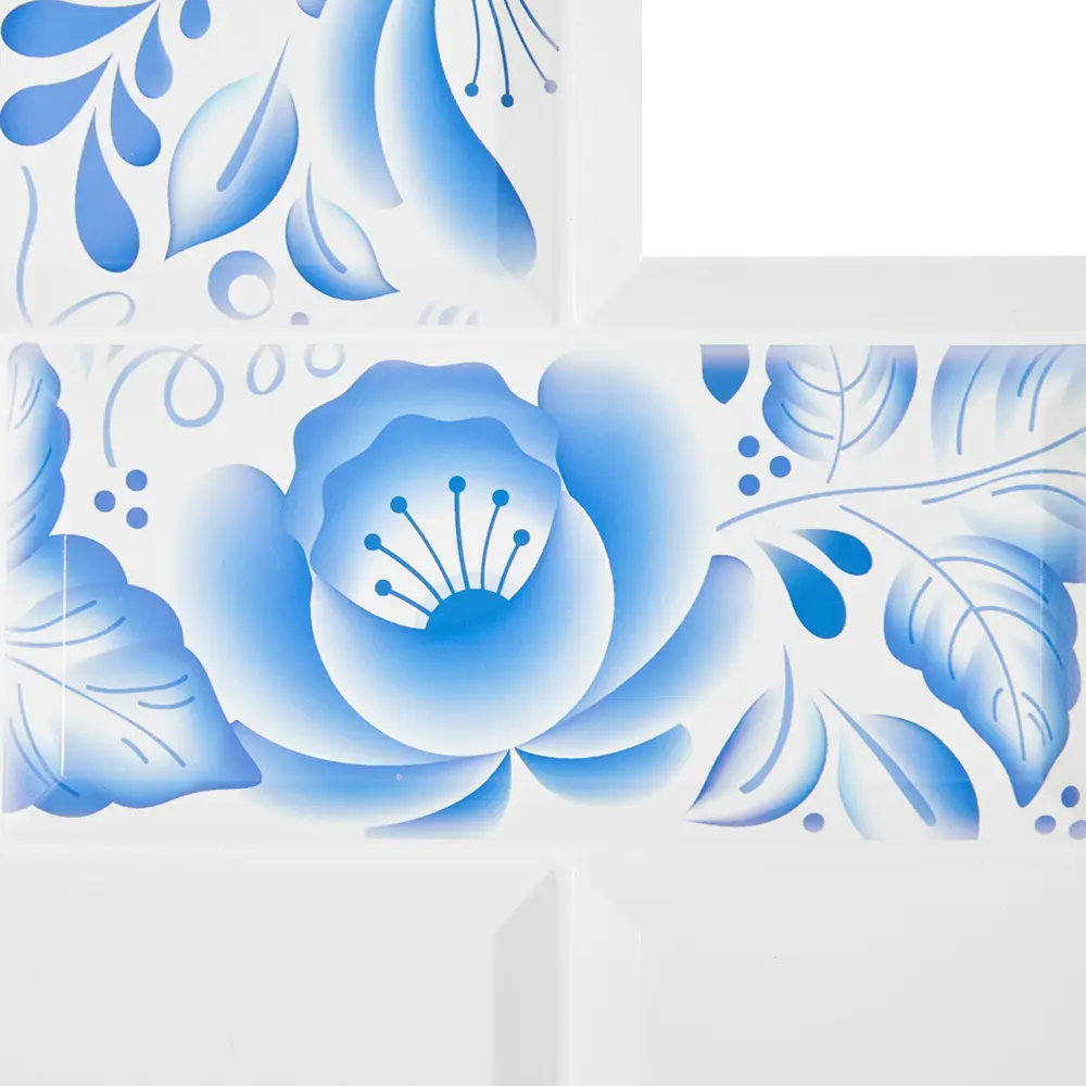 Панель ПВХ листовая 0.3 мм 966х484 мм Гжель 0.47 м² GRACE STLM-2019667