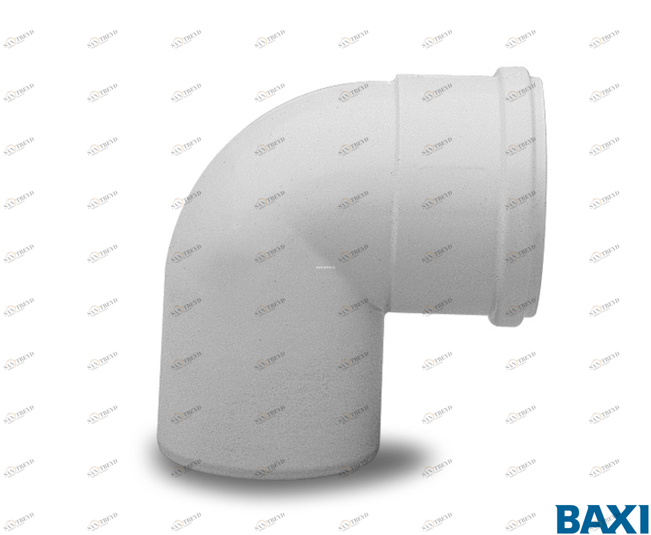 KHW71409821 Отвод полипропиленовый 87°, диам. 200 мм, HT (KHW71409821) BAXI 