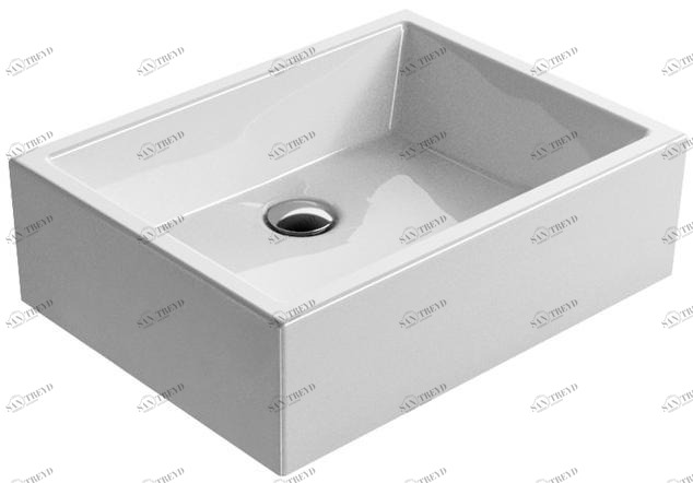 8982011 Накладная раковина на столешницу  овальная GSI ceramica Kube