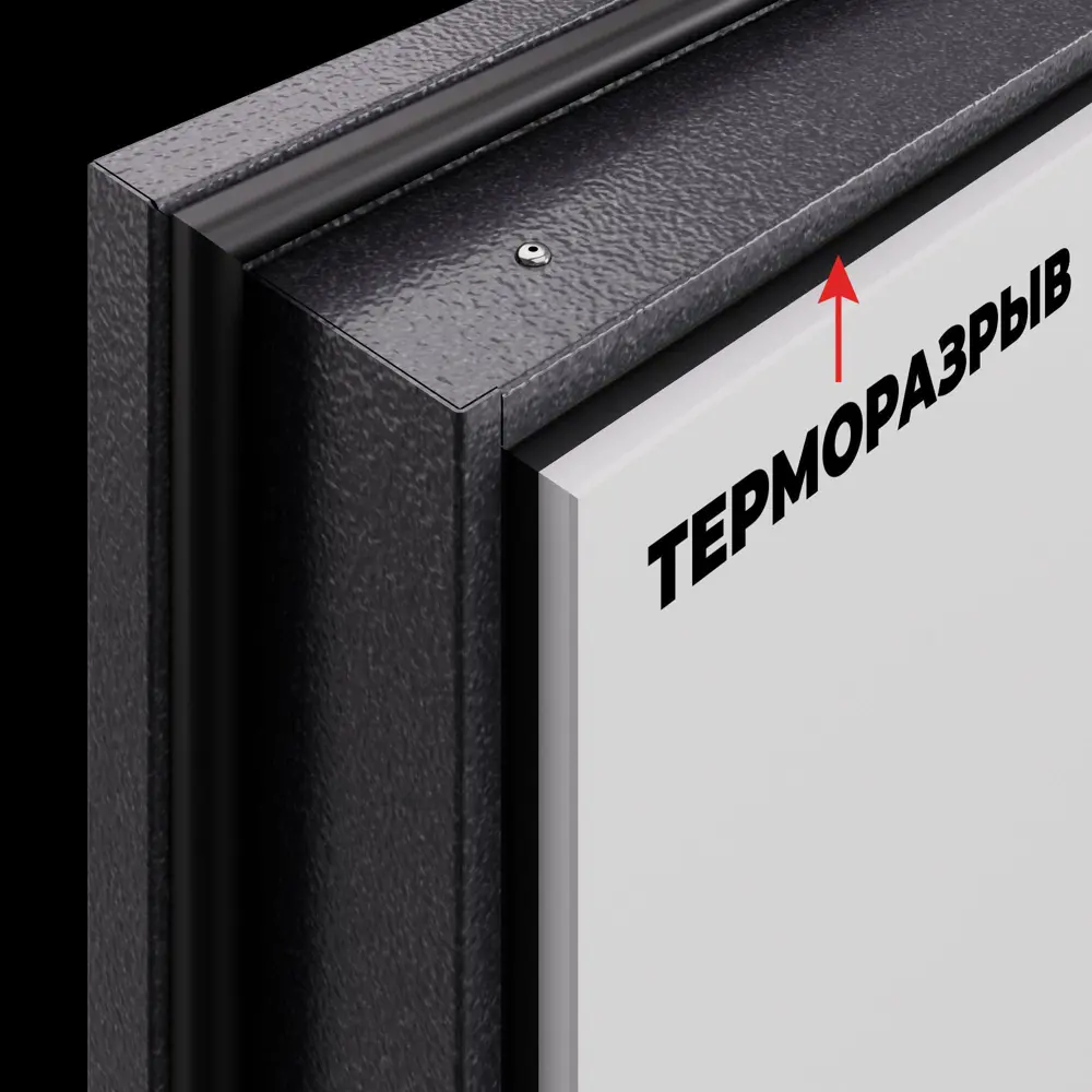 Входная дверь металлическая Антарктик 95x205 см левая бьянко TOREX STLM-2168444 - Вид №14