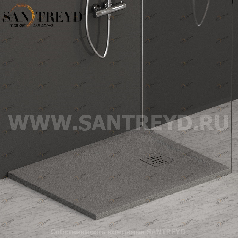 DP09070502 Душевой поддон 90x70 см цвет Агат Globo DOCCIAPIETRA Италия Ceramica Globo