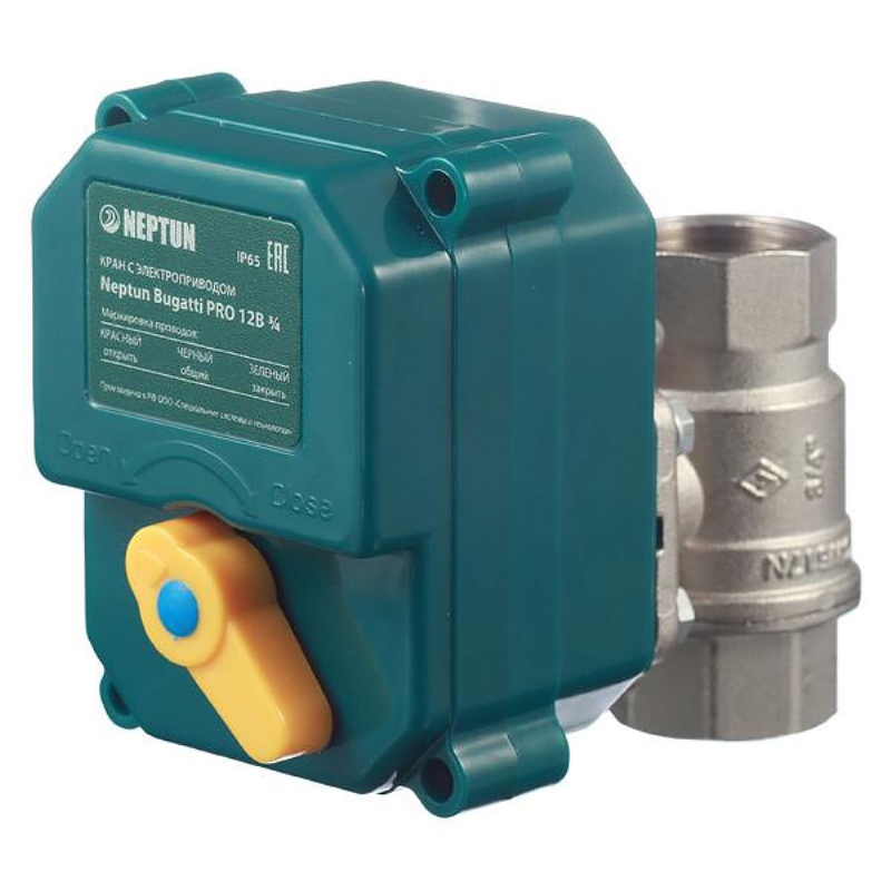 Кран с электроприводом Neptun Bugatti Pro ССТ 12В 3/4" 43054037000003 - Вид №2