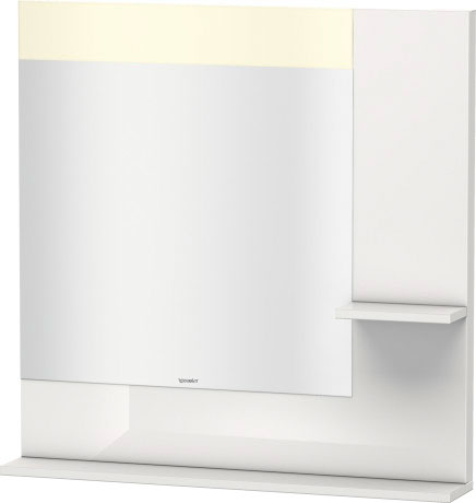 VE732105151 Vero Зеркало с полочками сбоку и внизу Сосна коричневая, декор Duravit - Вид №2