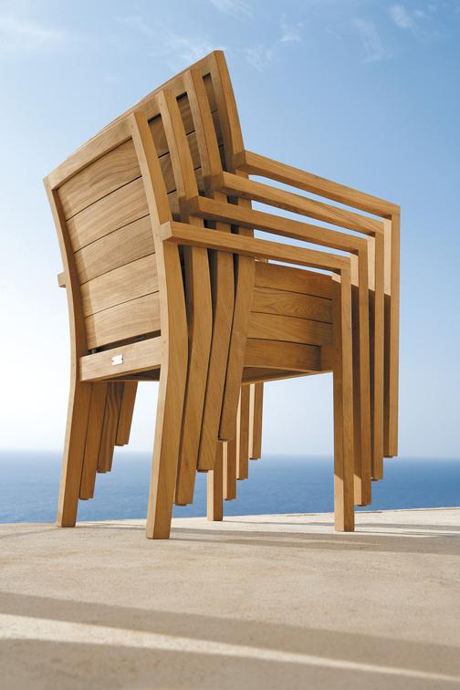 MNST1061 Стул teak 130 Manutti Siena - Вид №8