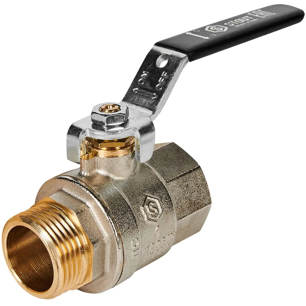 Шаровой кран STOUT DN25 для систем водоснабжения и отопления 89395499 STLM-1332208