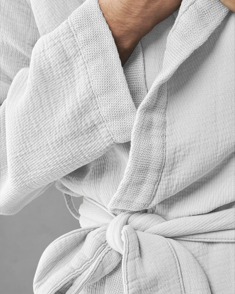 Двойной лицо мягкий хлопок кимоно халат Society Limonta KUR ARCH-00075632 - Вид №9