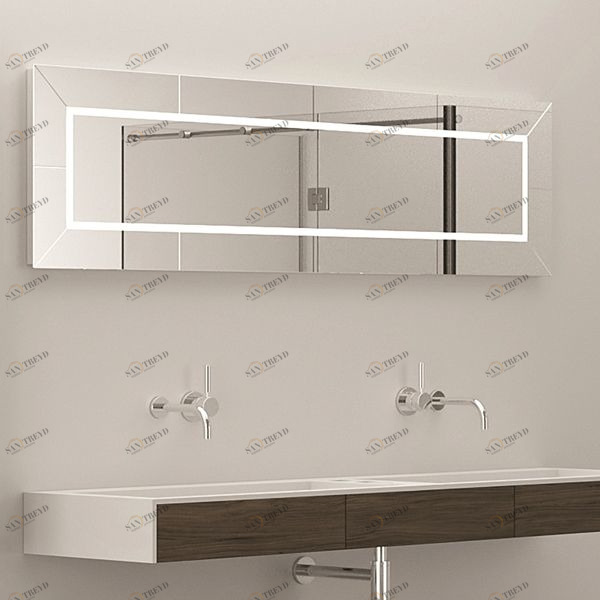 Moma Design Зеркало настенное с подсветкой 1600х500 Mirr Glass Led MIRR LED MIRRGLASSLED16050