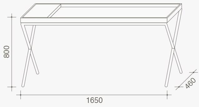 Lema Прямоугольная деревянная консоль sun-id-1387728 - Вид №2