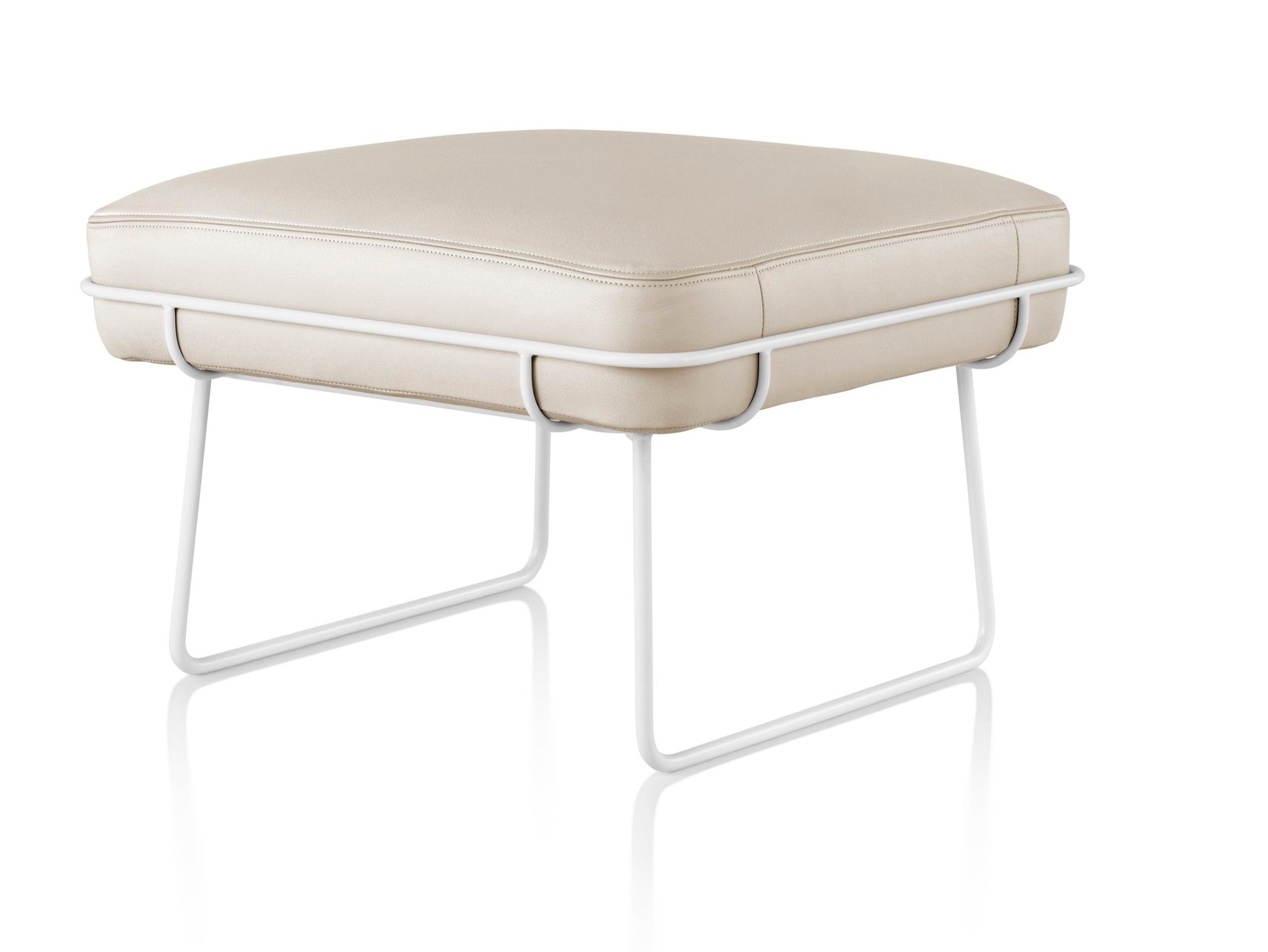 Кожаная мягкая подставка для ног Herman Miller каркасный ARCH-00047853 - Вид №1