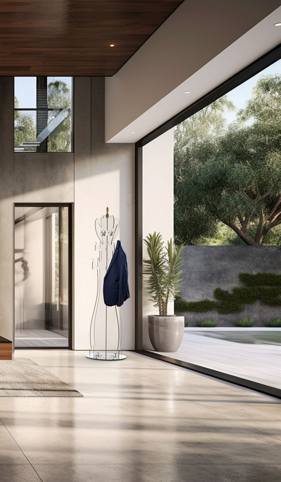 Напольная вешалка из оргстекла SoldiDesign ROYAL TWIN ARCH-00088087 - Вид №5