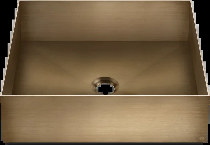 Умывальник 54605 726 Gessi Inverso ТЕПЛАЯ БРОНЗА BR. PVD