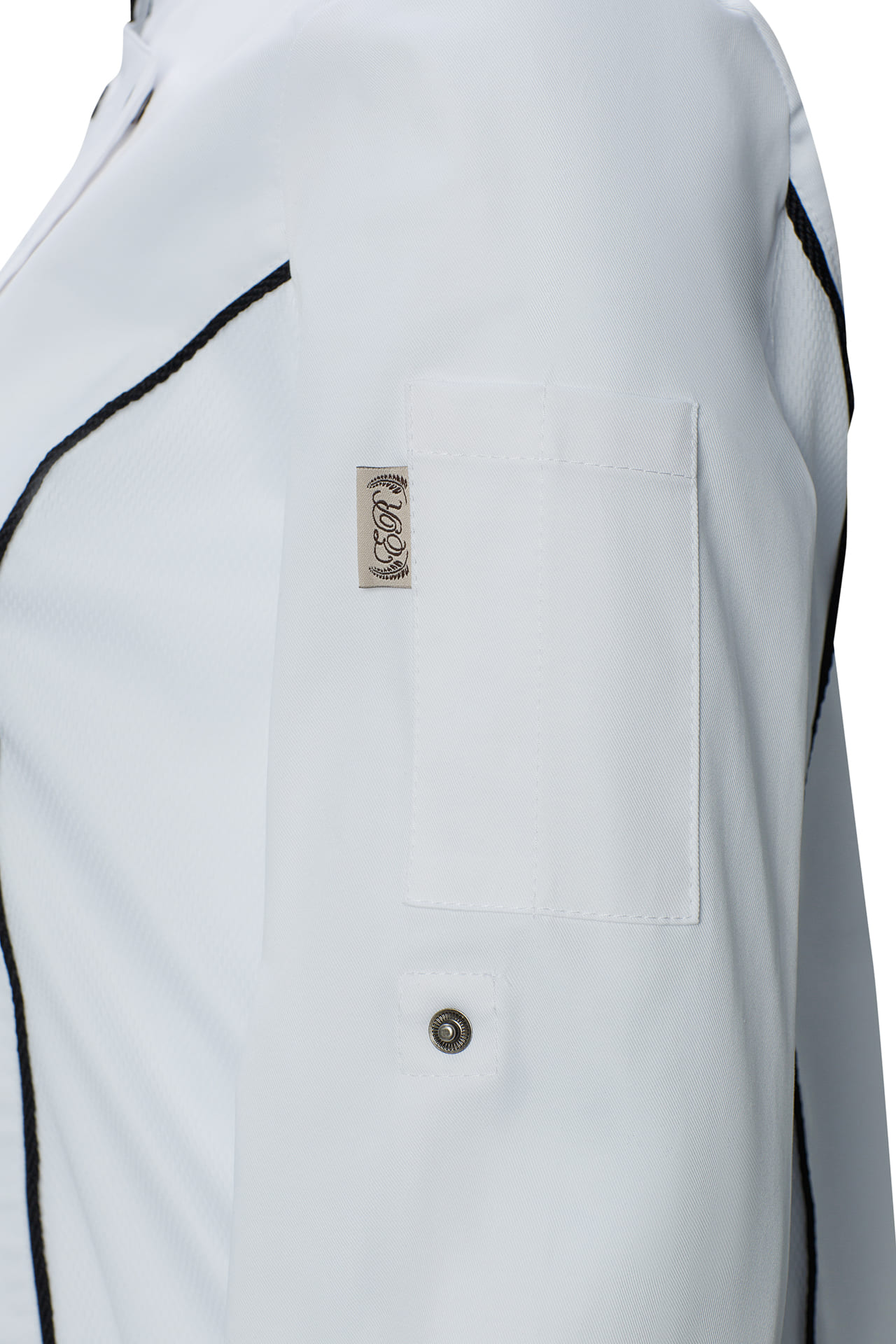 67690 Китель поварской женский цвет white (белый) RICON  Одежда для поваров  размер 48 (L)  - Вид №4