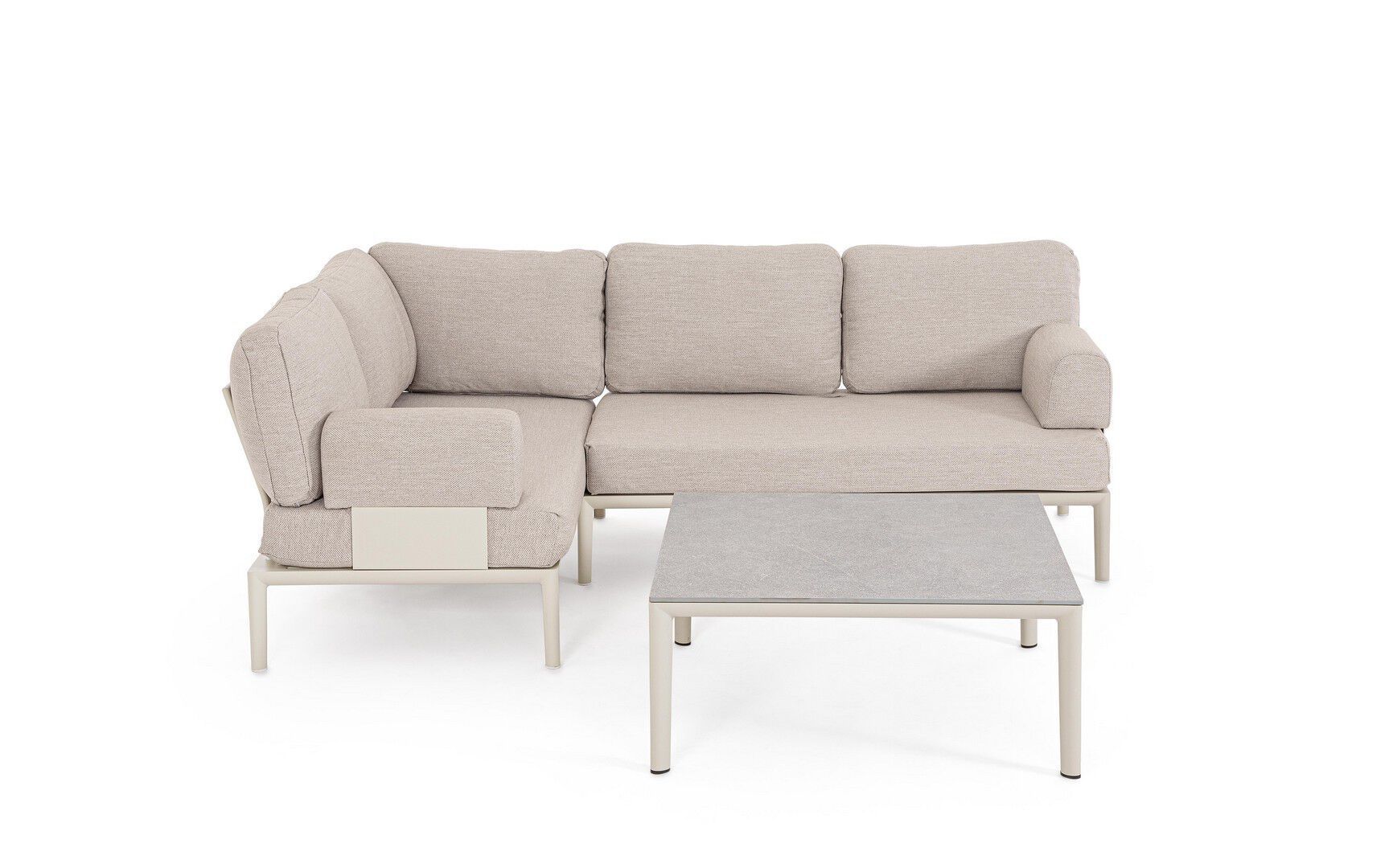 Тканевый съемный угловой садовый диван BIZZOTTO Gerald ARCH-00106543 - Вид №14