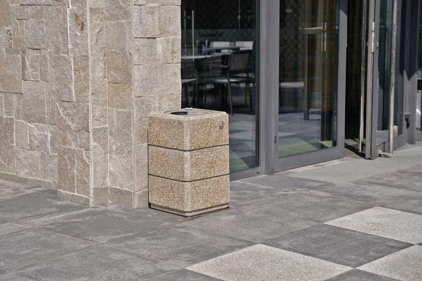 ENCHO ENCHEV - ETE Бетонный мусорный бак с крышкой для улицы  72  - Вид №4