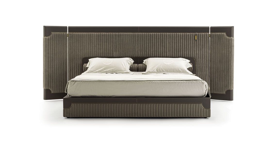 Мягкая кровать из ткани Vittoria Frigerio Capua ARCH-00042849