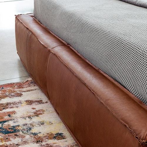 Devina Nais Мягкая двуспальная кровать с мягким изголовьем sun-id-1446569 - Вид №3