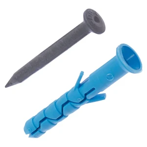 Дюбель-гвоздь с потайной манжетой PDGN UK 6x40 мм нейлон/электрооцинкованная сталь 25 шт.