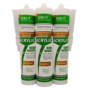 92026498 Герметик акриловый Sealit professional 210103-3 эластичный белый 280 мл 3 шт STLM-1463351