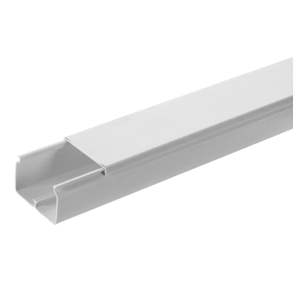 Кабель-канал Экопласт Tec 60х40 мм 2 м цвет белый 10056737 STLM-2062087 