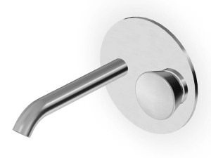 Смеситель для раковины с 2 отверстиями из нержавеющей стали с ограничителем расхода