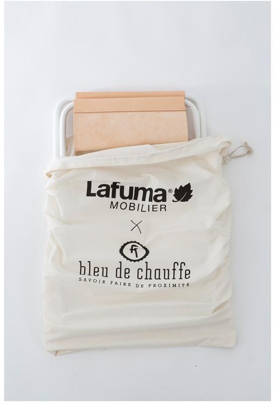 Lafuma Mobilier Складная кожаная подставка для ног для сада Lison Lfm5046_9626 - Вид №6