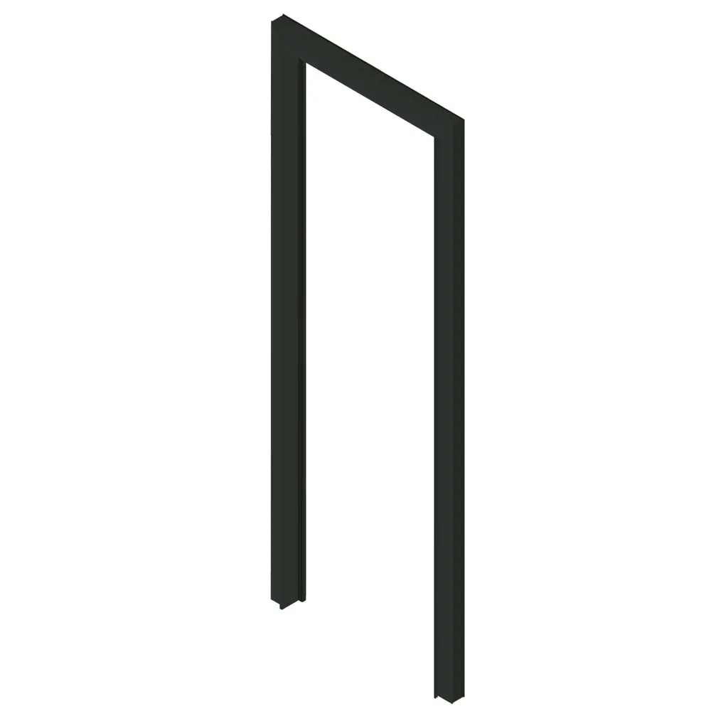 Дверная коробка с петлями в комплекте Invisible R 2200x59x45 черный (2.5 шт.) VELLDORIS STLM-2125432 - Вид №1