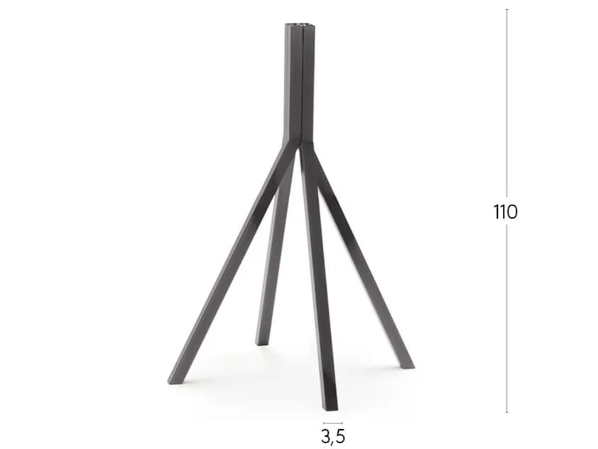 Круглый стол со стальной рамой Billiani Grapevine ARCH-00152930 - Вид №4