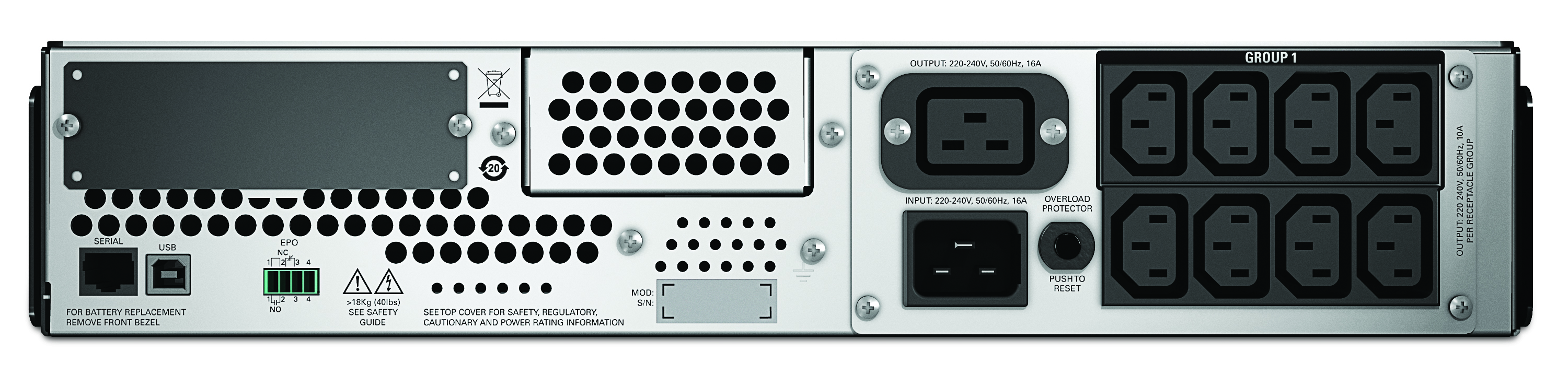 SMT3000RMI2U smart-ups 3000va lcd rm 2u 230v APC Santreyd  - Вид №2