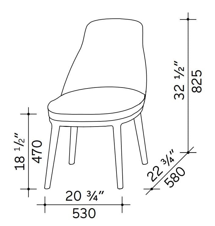 Мягкий стул Lema Lucylle ARCH-00145442 - Вид №8