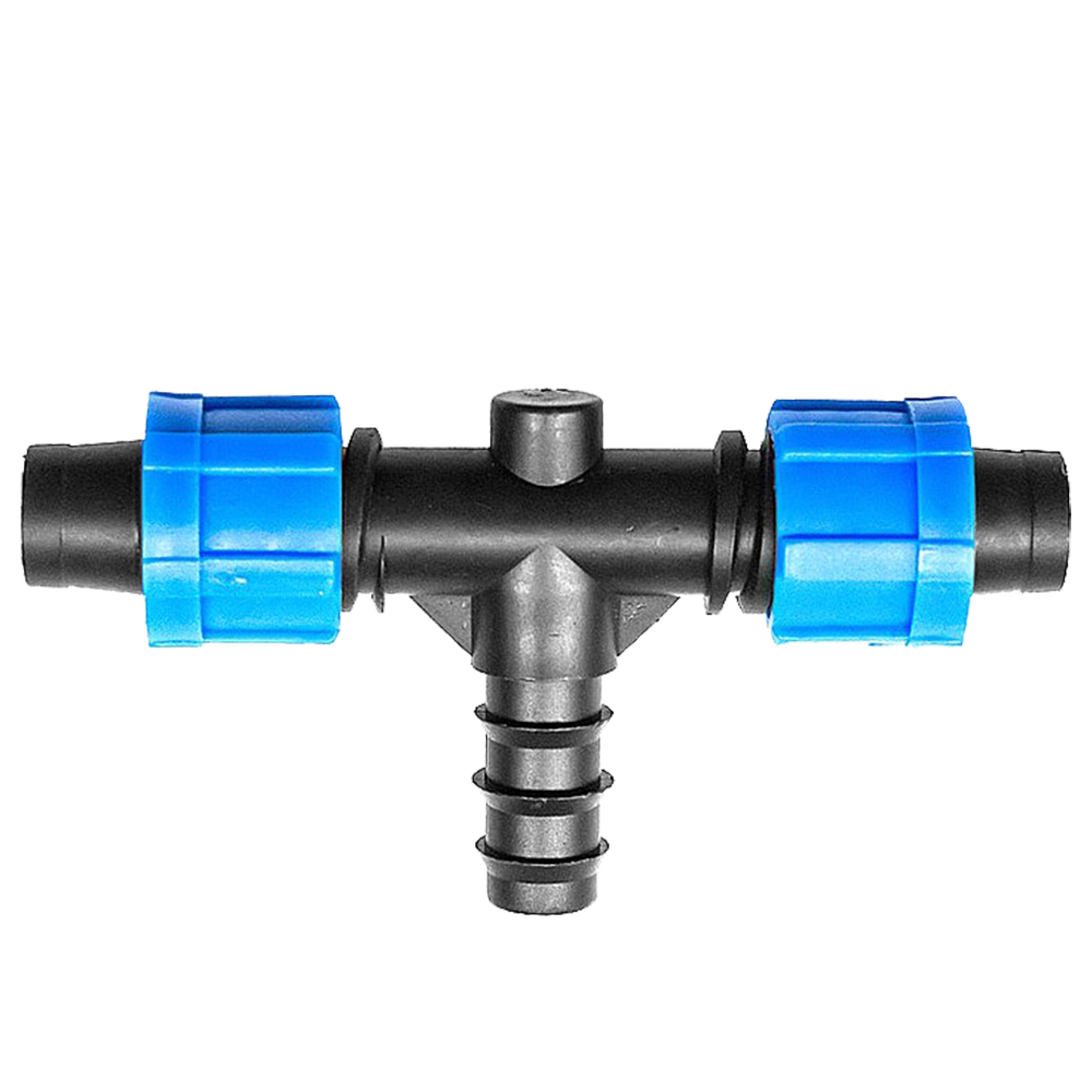 2815 Тройник для подводки шланга 20мм" на две капельные ленты 16мм LAB.Space  - Вид №2