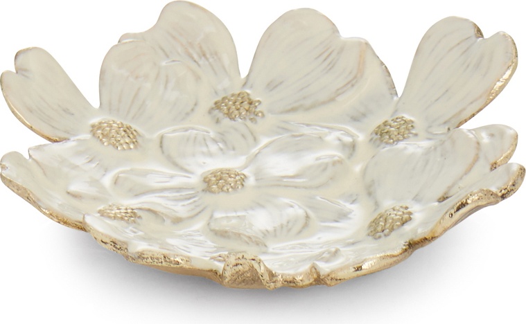 10623822 Michael Aram Чаша декоративная Michael Aram Цветок кизила 15см, сталь сталь, никелирование 