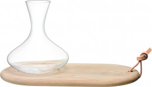 10656288 LSA International Набор из декантера 1,4 и сырной доски Wine Стекло