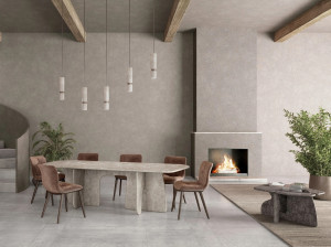 Прямоугольный стол из натурального камня