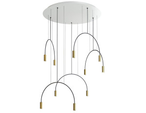 Алюминиевая светодиодная люстра