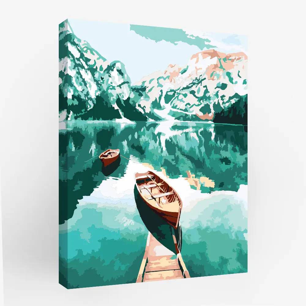 Картина по номерам Лодка на воде 40х50 см FBRUSH STLM-2076865 - Вид №2