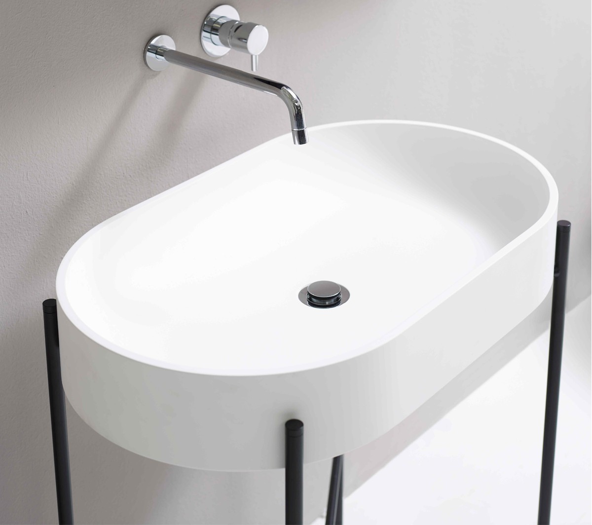 com_EXLAVSTAND Напольная раковина стоящая прямоугольная Ex.T Stand - Вид №1