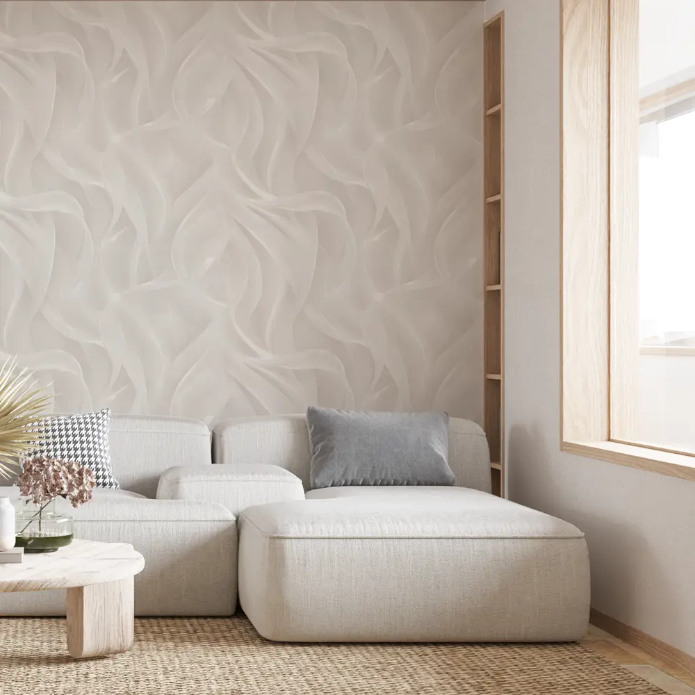 Флизелиновые обои Галактика бежевые 1.06 м 89399385 МОСКОВСКАЯ ОБОЙНАЯ ФАБРИКА STLM-1428066 - Вид №3