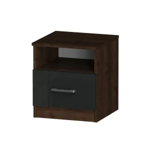 91545942 Тумба Furnistyle Лайф 10869 40x45x40 см ЛДСП цвет дуб экспрессив/антрацит STLM-1354925