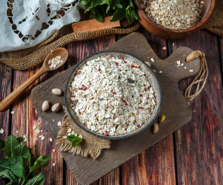 6062 Ячменные хлопья с малиной_250 г. Вкусляндия  - Вид №3