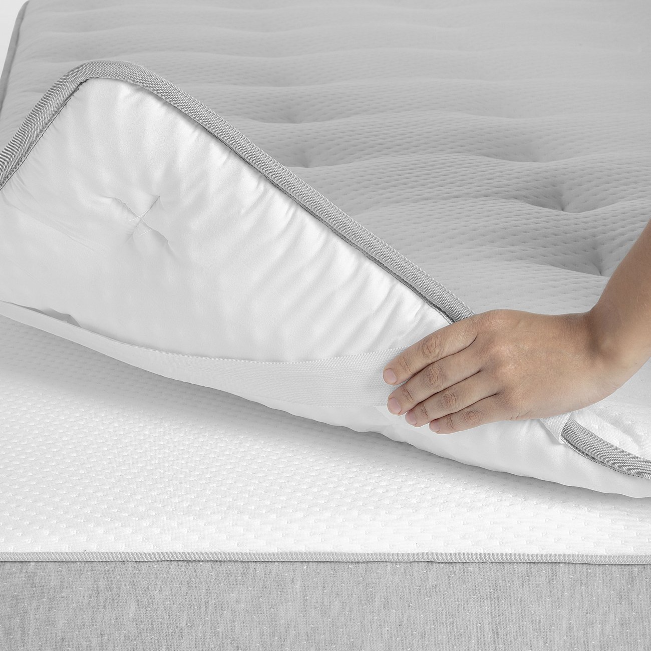 Наматрасник 200х160 белый Elia от La Forma LA FORMA ELIA 00-3865243 Белый - Вид №3