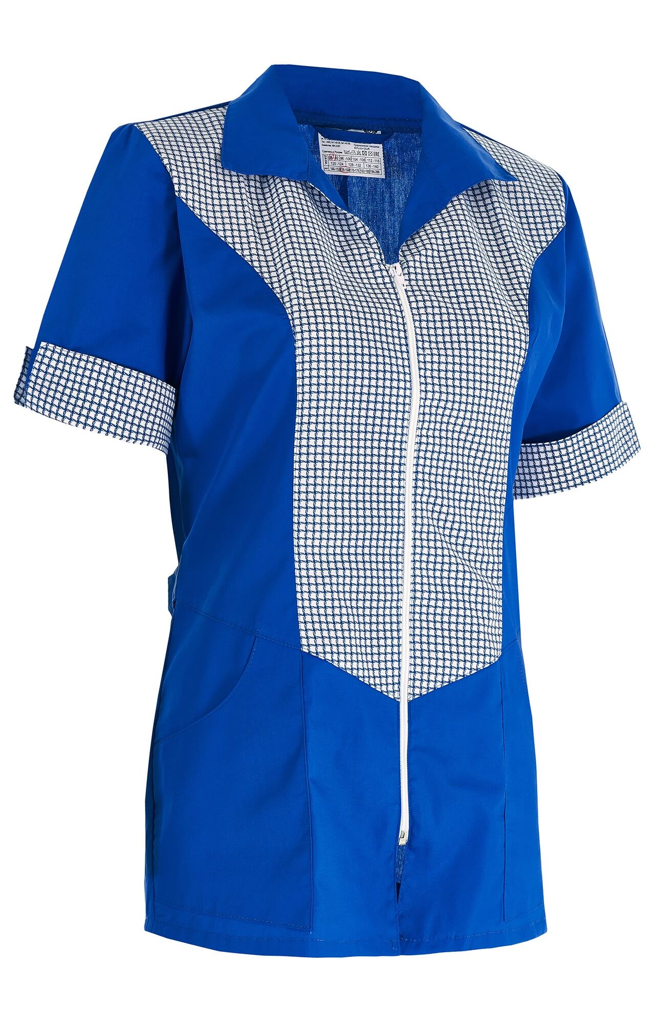 66093 Костюм "Грация" василек  Одежда для обслуживающего персонала  размер 62 Спецодежда  - Вид №6