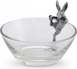 10648856 Vagabond House Конфетница Vagabond House Кролик 13см, стекло Стекло
