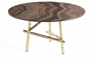 ETRO Home Interiors Круглый журнальный столик из мрамора эрамоза Samarcanda E.sam.232.a