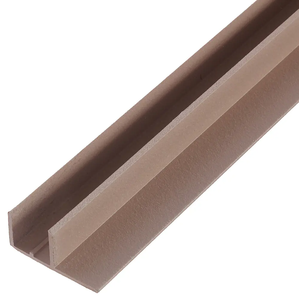 F-профиль для террасной доски ITP 3000x63.5x30 мм ДПК цвет дуб беленый STLM-2197464 - Вид №1