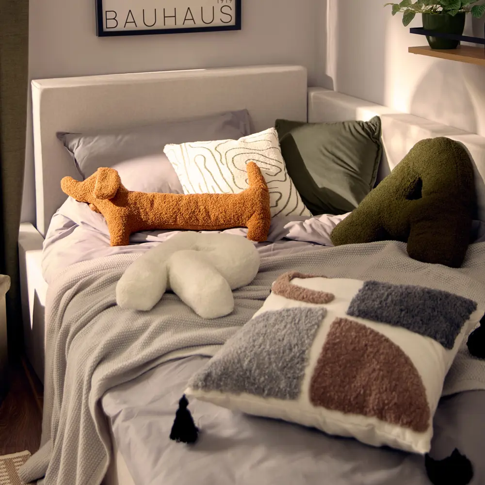 СТОЛИЦА ТЕКСТИЛЯ Валенсия - декоративная подушка 45×45 см с абстрактным узором 89435496 STLM-1583212 - Вид №4