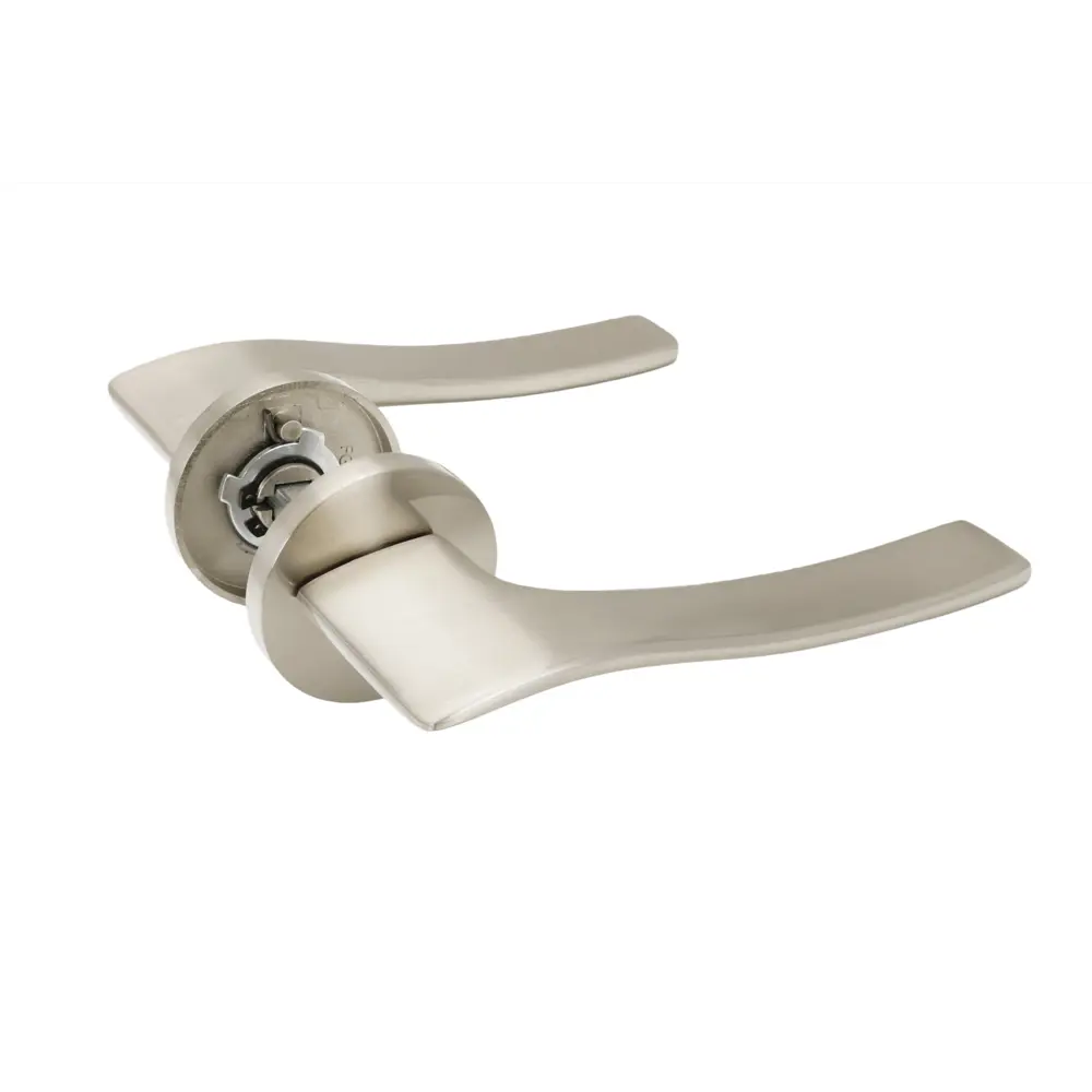 Дверная ручка на розетке Edson EDS-23-R2 без запирания цвет никель STLM-2159187